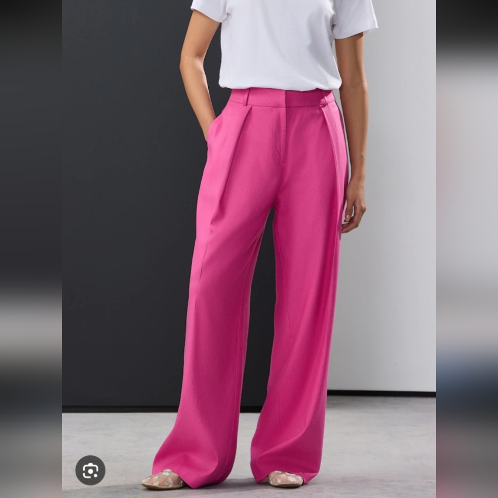 490-Nwot Birgitte‎ Herskind Elegant Pink Women's Trousers